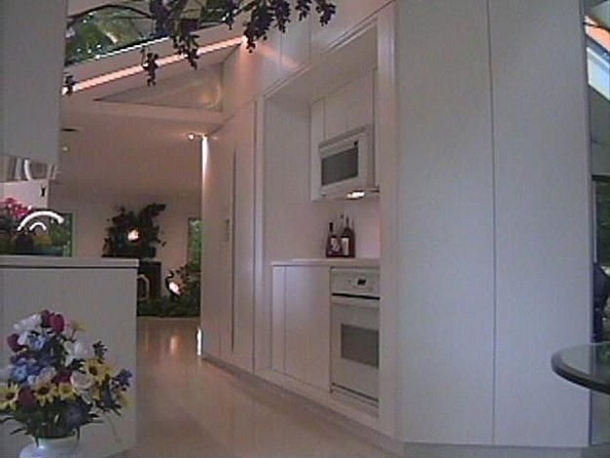 MM Kitchen thru LR's Sealed OTG Wood Burning Fireplace